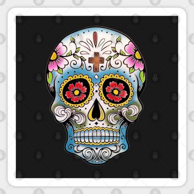 skull Sticker by MARK ASHKENAZI